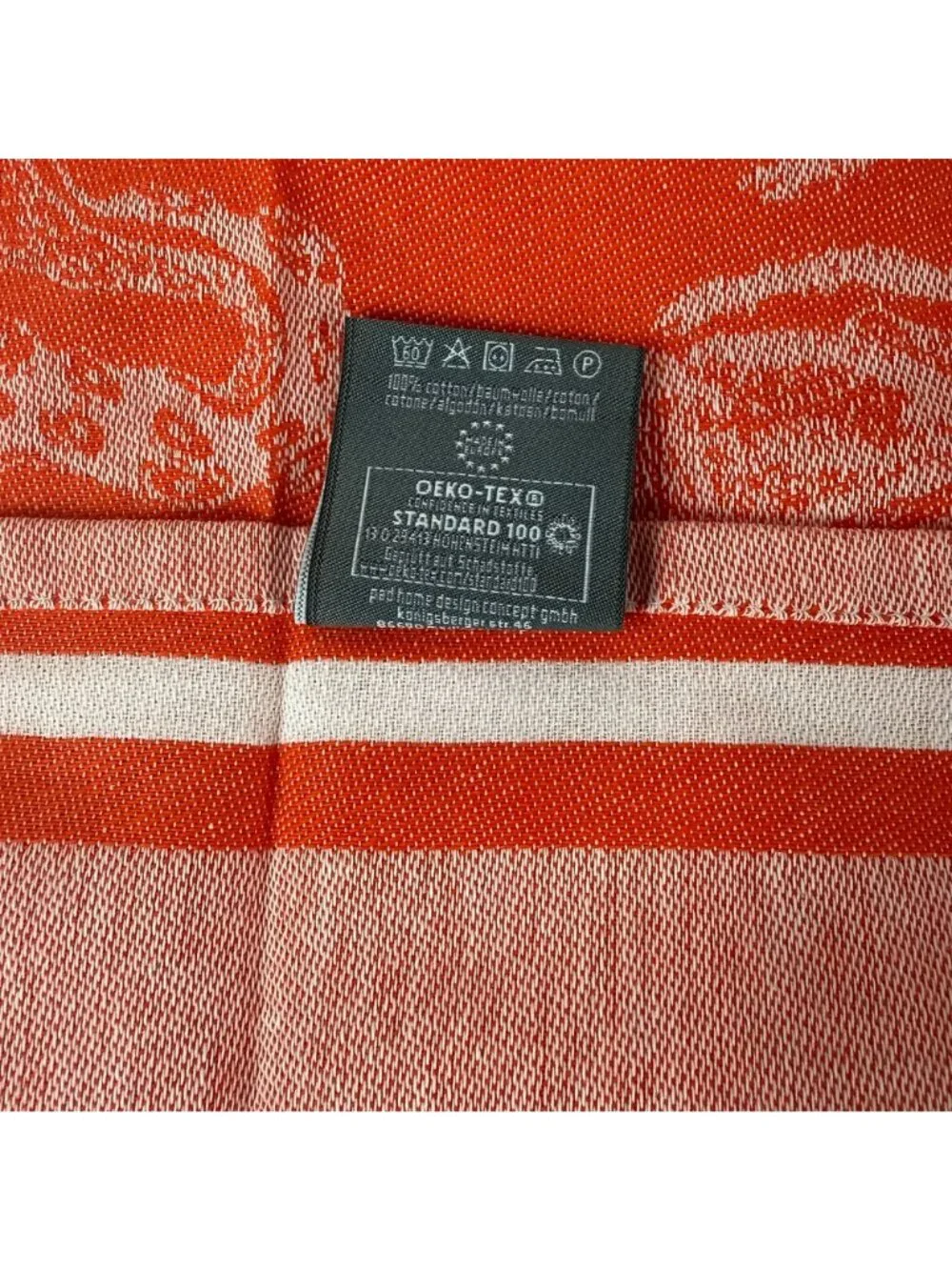 Pad Home Burnt Orange Marine Octopus Lobster Cotton Tea Towels Set Of 2